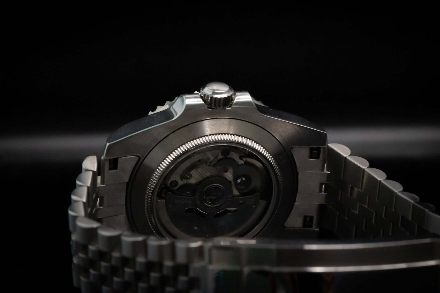 Seiko Mod “Batman” GMT – Meteorite Dial, Ceramic Bezel, Automatic Watch