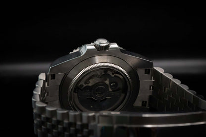 Seiko Mod “Batman” GMT – Meteorite Dial, Ceramic Bezel, Automatic Watch