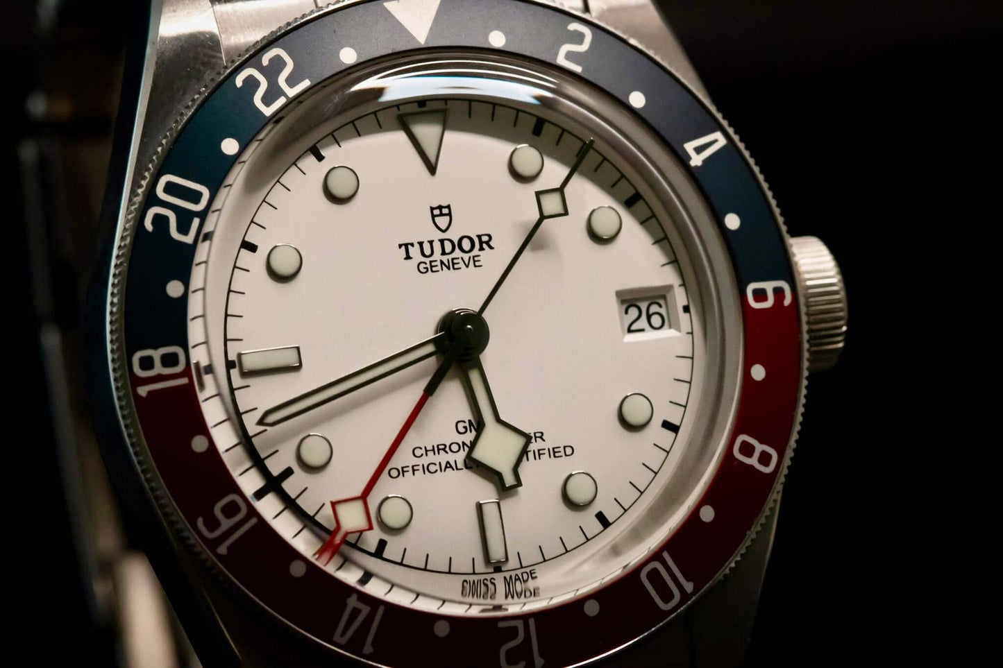 TUDOR Black Bay GMT “Pepsi” – White Opaline Dial – Ref. M79830RB-0010 – Full Set