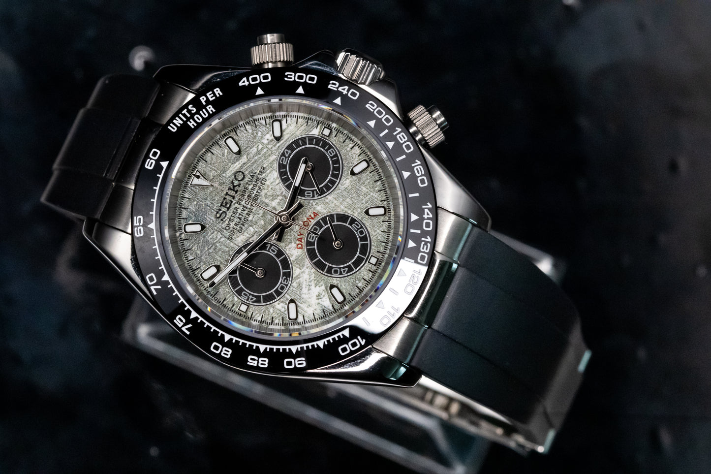 Seikomod Meteorite OysterFlex Daytona