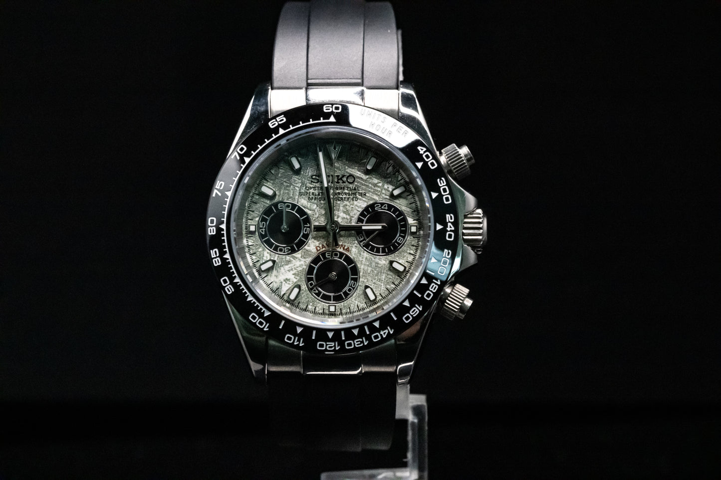 Seikomod Meteorite OysterFlex Daytona