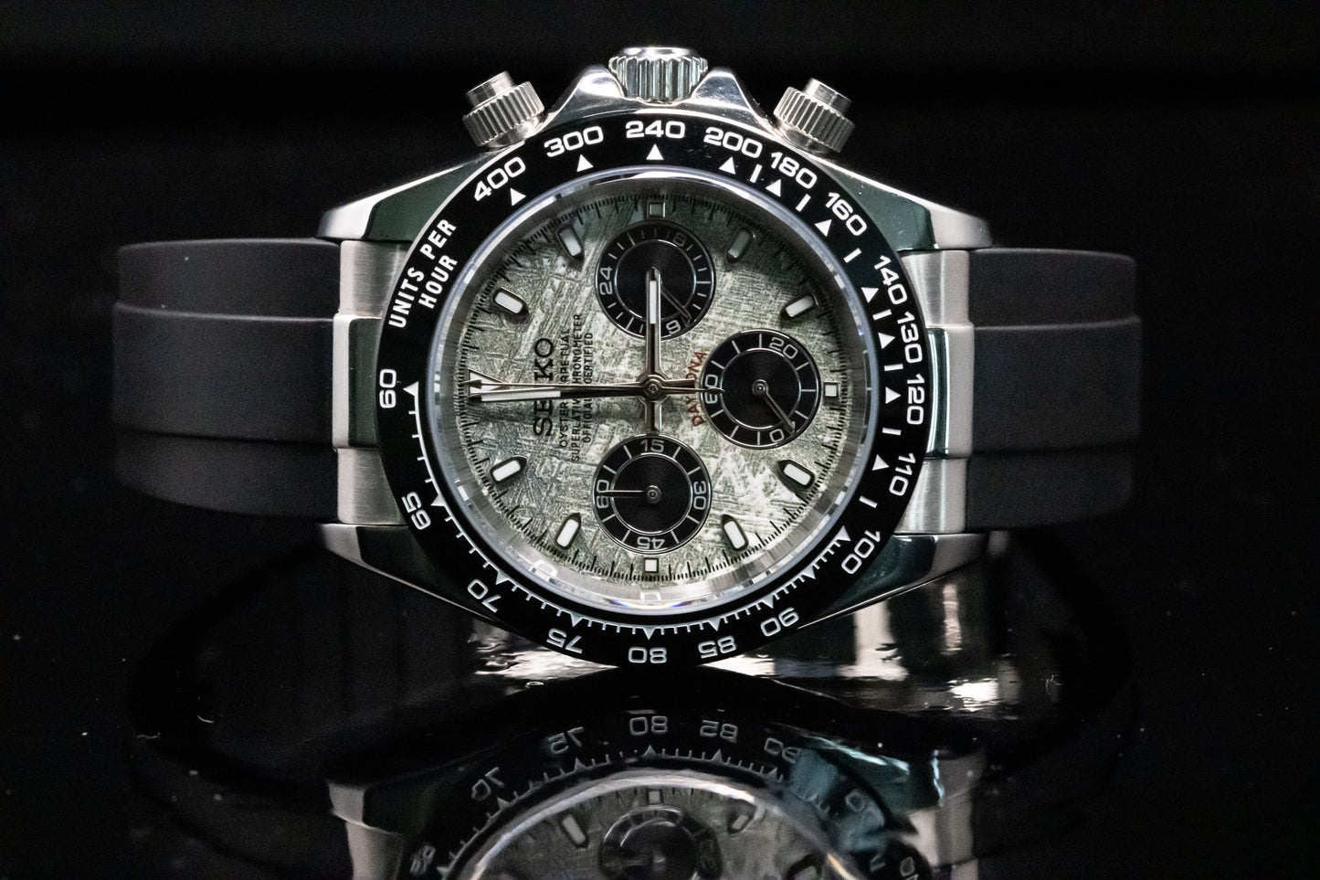 Seikomod Meteorite OysterFlex Daytona