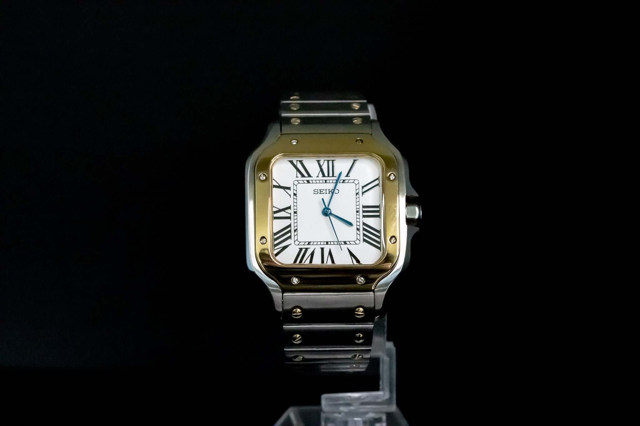 カスタム nh35 mod サントス Seiko Nh35 Santos - Etsy Singapore