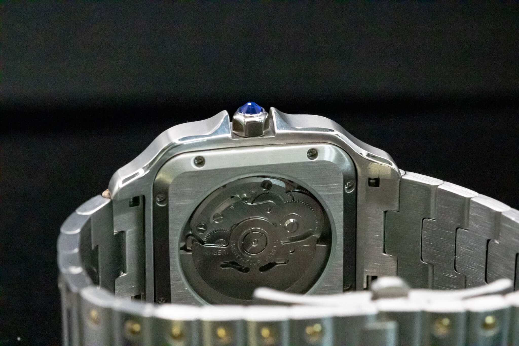 カスタム nh35 mod サントス Seiko Mod Santos 