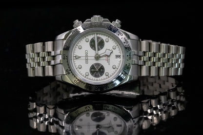 Seikomod White BB Chrono