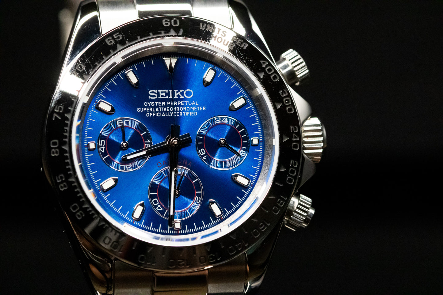 Seikomod Blue Daytona