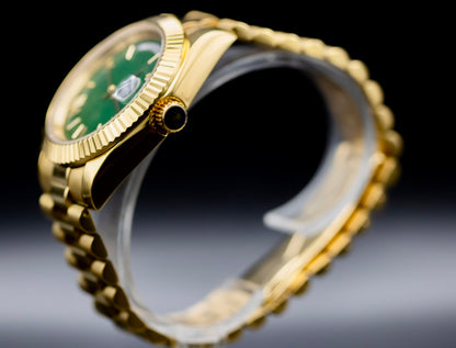 Seikomod Green &amp; Gold Day Date nologo