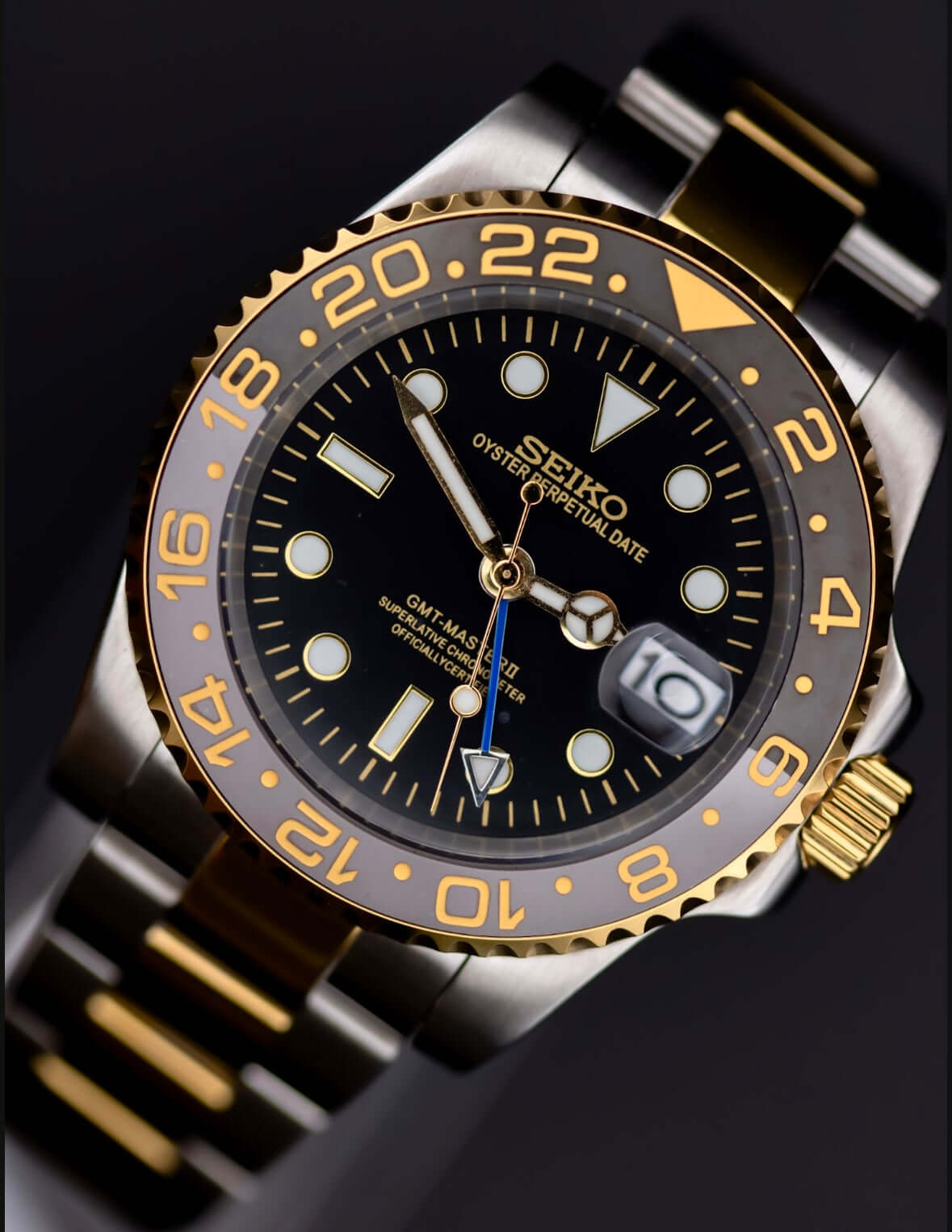 Seikomod Zombie GMT – Custom Seiko NH34 Watch – Kingdom Watch Company