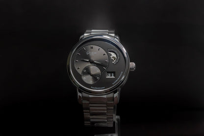 Glashütte Original PanoMaticLunar 1-90-02-43-32-24 Grey Dial 40mm Automatic Big Date