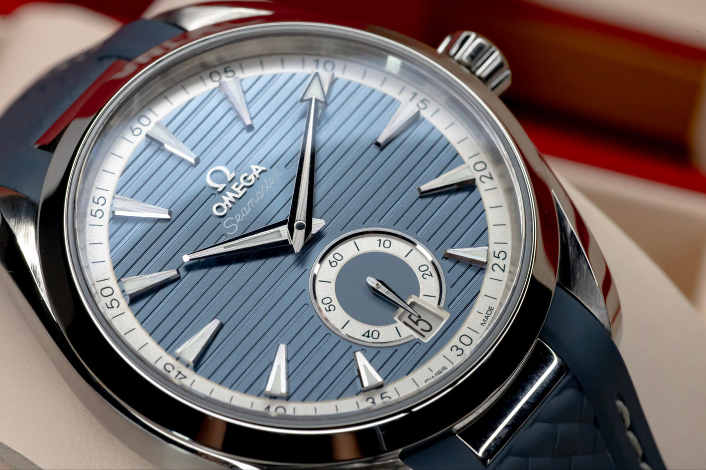 2025 Omega Seamaster Aqua Terra "Small Seconds" Complete Set