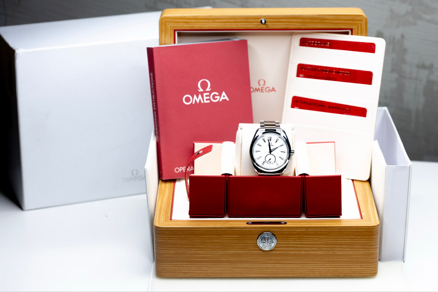 2025 Omega Seamaster Aqua Terra "Small Seconds" Complete Set