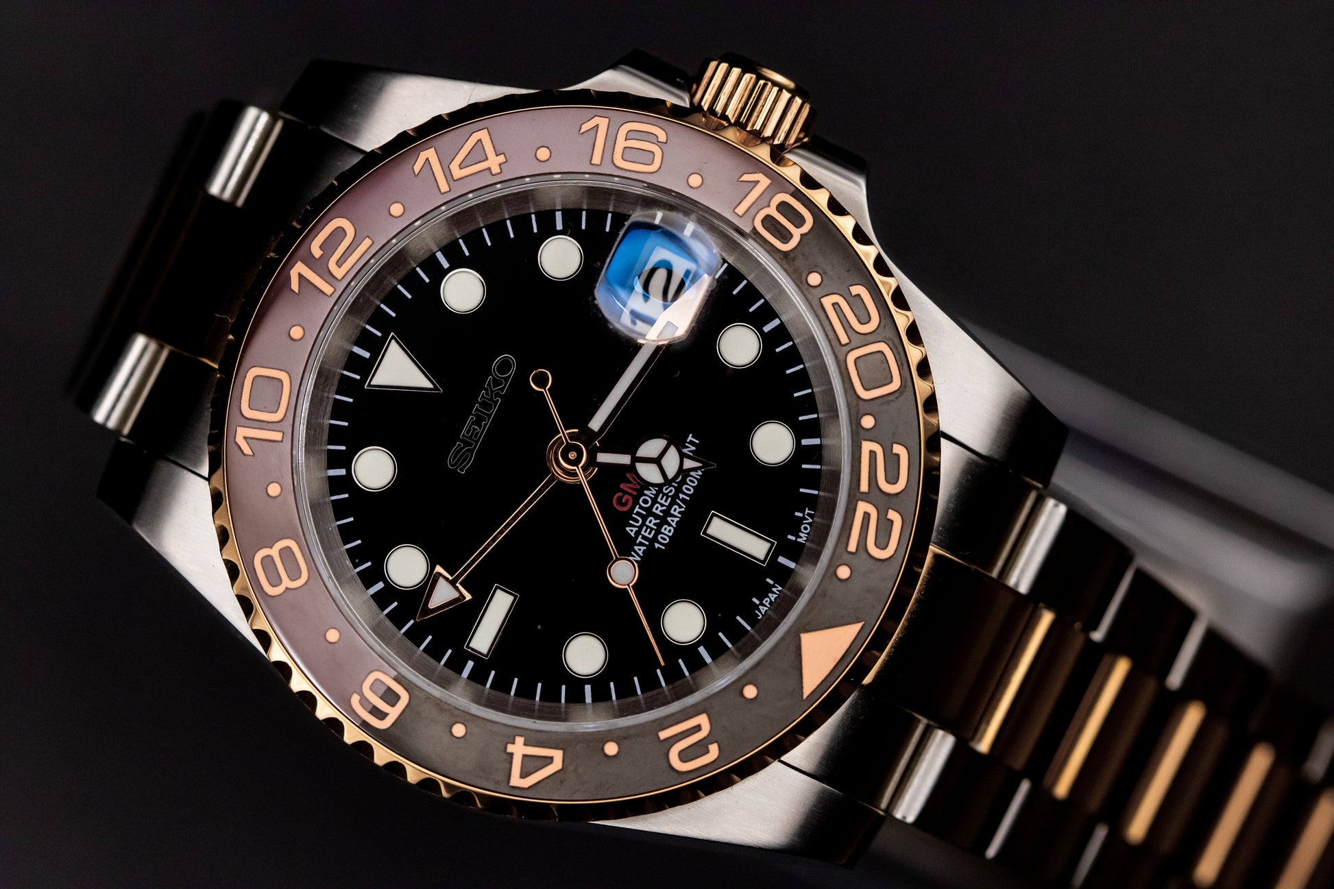 Seikomod RootBeer GMT image 5