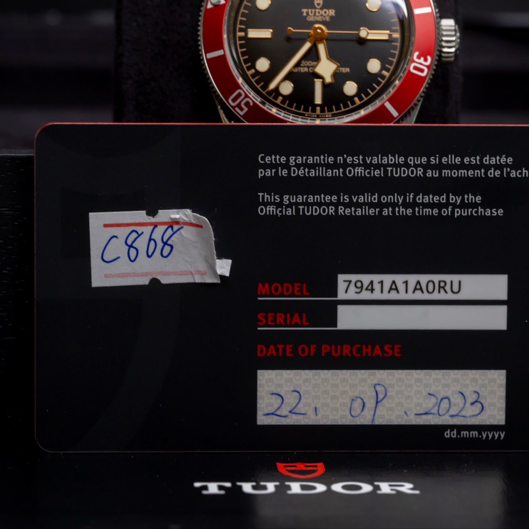 Tudor Black Bay 41 M7941A1A0RU-0003 Burgundy