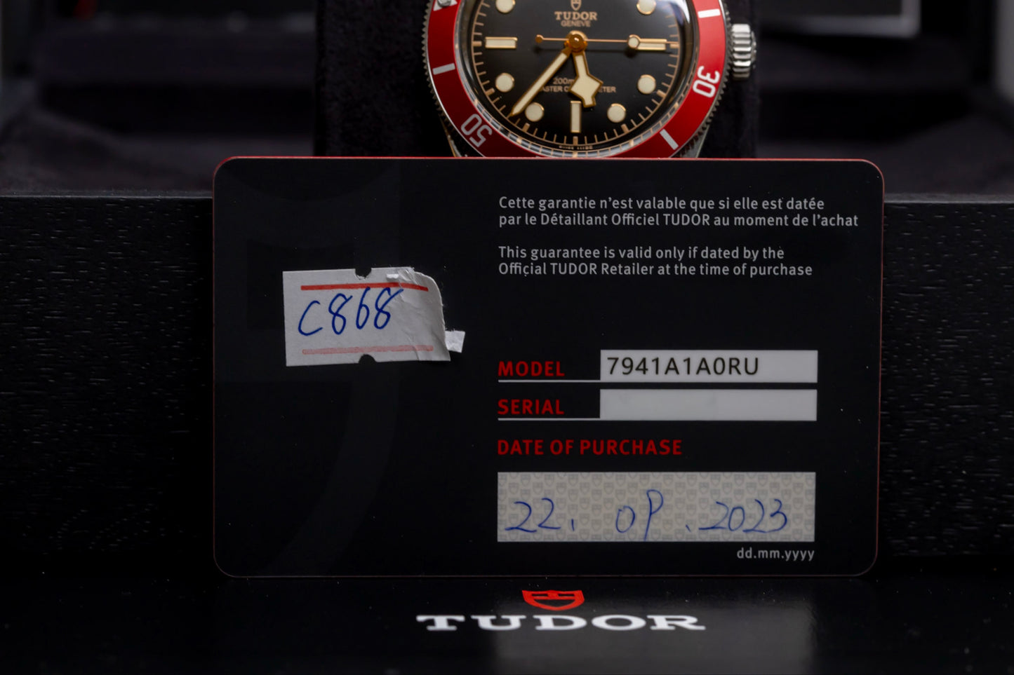 Tudor Black Bay 41 M7941A1A0RU-0003 Burgundy