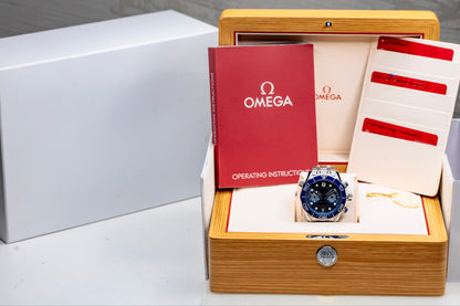 2023 Omega Seamaster Diver 300M Chronograph Complete Set