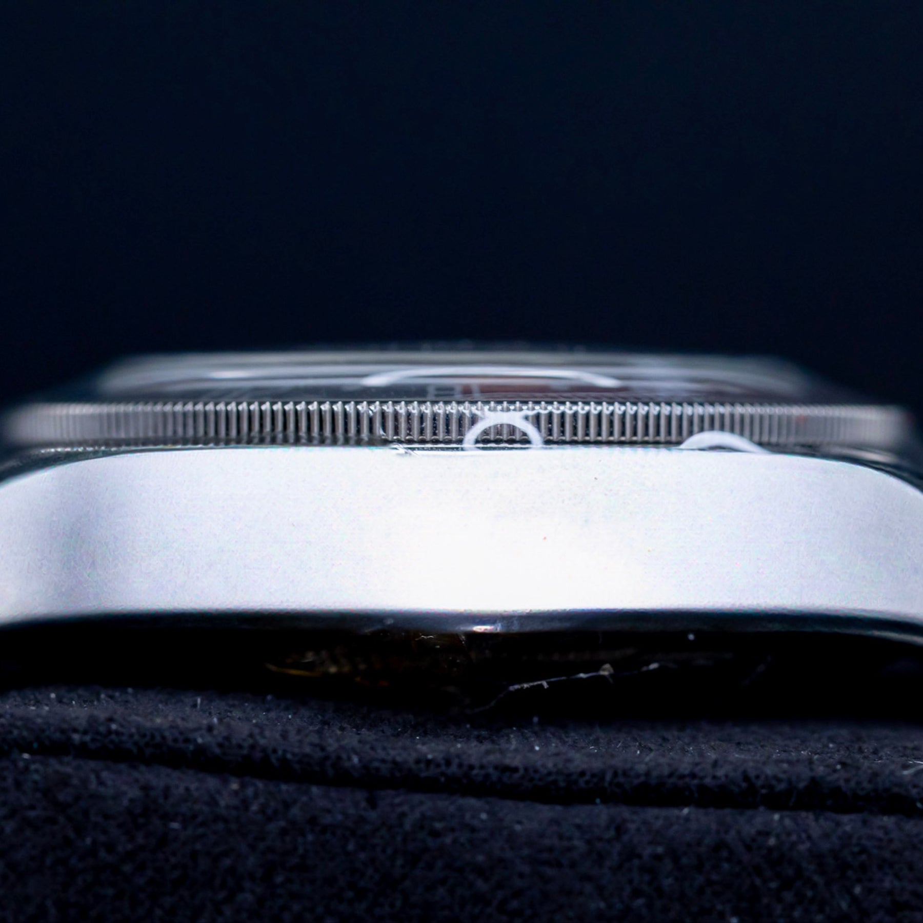 Side view of the 2026 Tudor Black Bay GMT Pepsi watch showcasing its sleek profile and polished case.