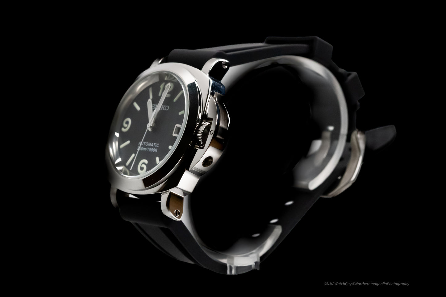 Seiko Mod Luminor Black image 1