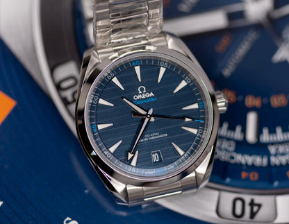 Omega Seamaster Aqua Terra 41mm Blue Dial (Master Chronometer) – Ref. 220.10.41.21.03.001
