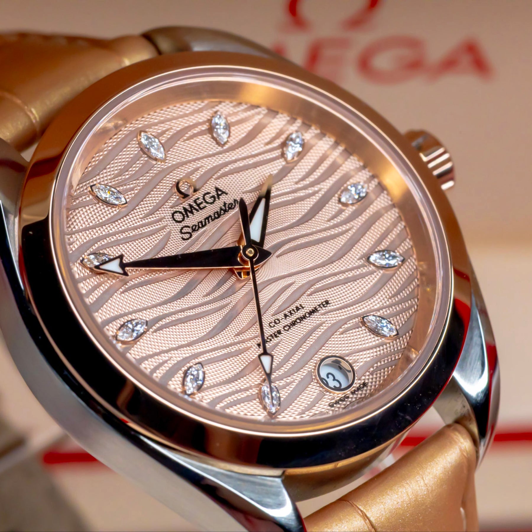 2023 Omega Seamaster Aqua Terra 34mm Gemstone Index