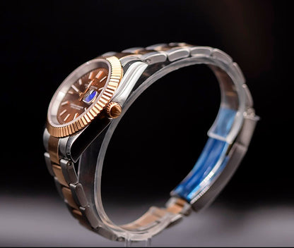 Seikomod Chocolate Two Tone DateJust image 4