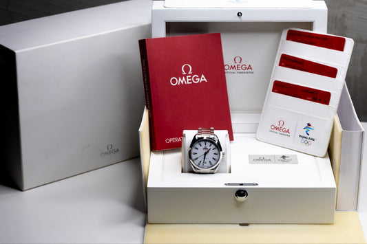 2022 Omega Aqua Terra Beijing Limited Edition Complete Set