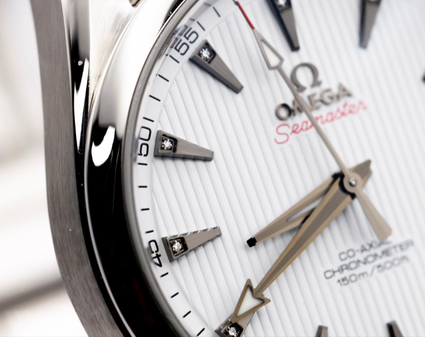 2021 Omega Seamaster AquaTerra "Diamond Index" Complete Set!