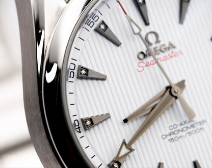 2021 Omega Seamaster AquaTerra "Diamond Index" Complete Set!