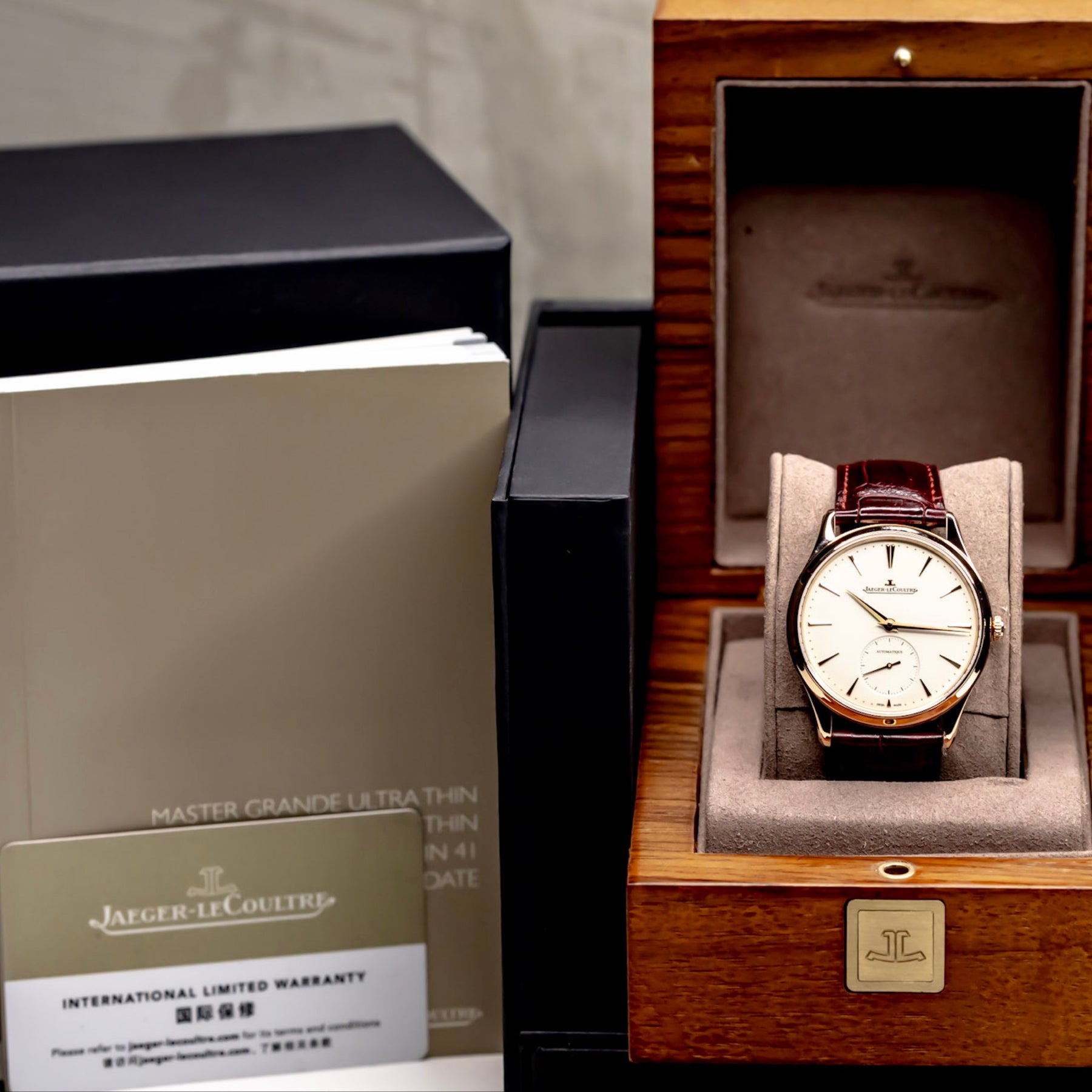 2021 Jaeger-LeCoultre Master Ultra Thin Small Seconds 18k Gold