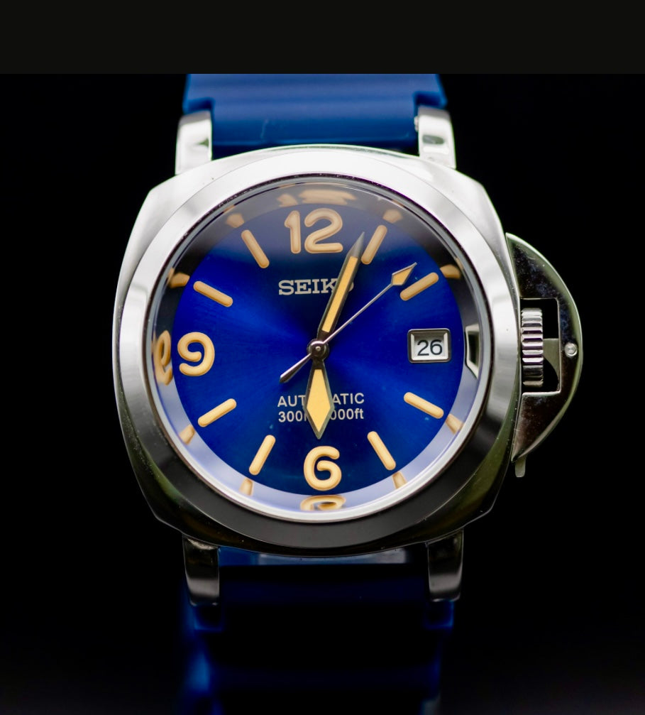 Seiko Mod Blue Dial Luminor image 0