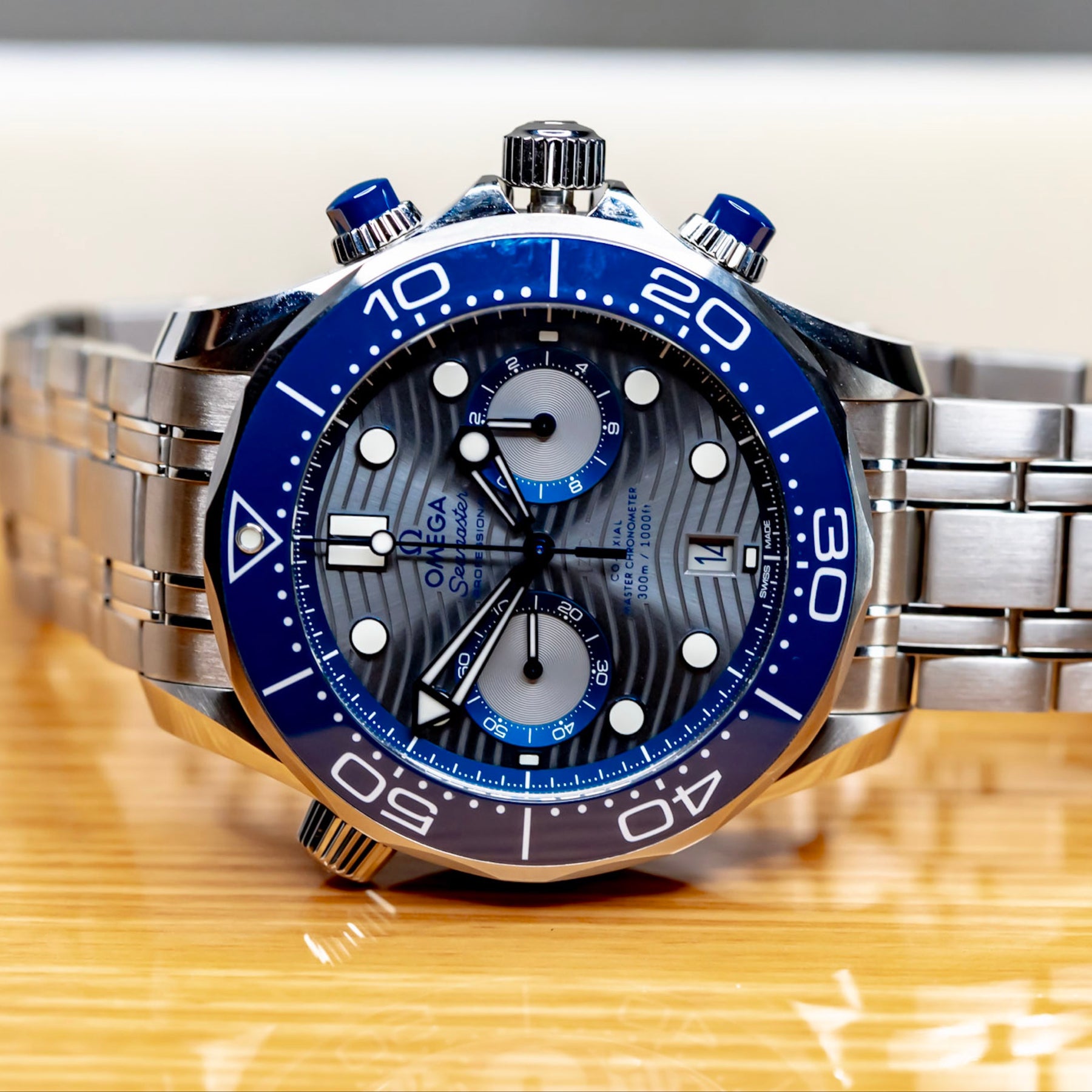 2022 Omega Seamaster Diver 300M Chrono Complete Set