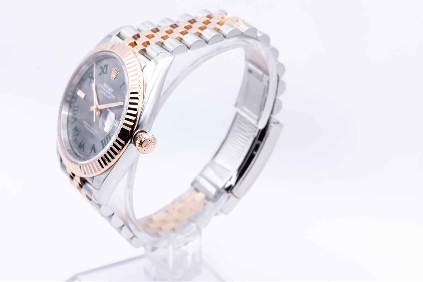 2023 Rolex "Wimbledon" Datejust 41 Everose Complete Set