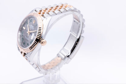 2023 Rolex "Wimbledon" Datejust 41 Everose Complete Set