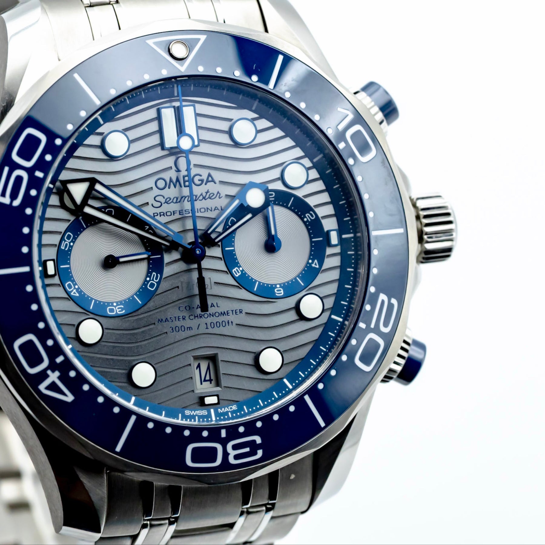 2022 Omega Seamaster Diver 300M Chrono Complete Set
