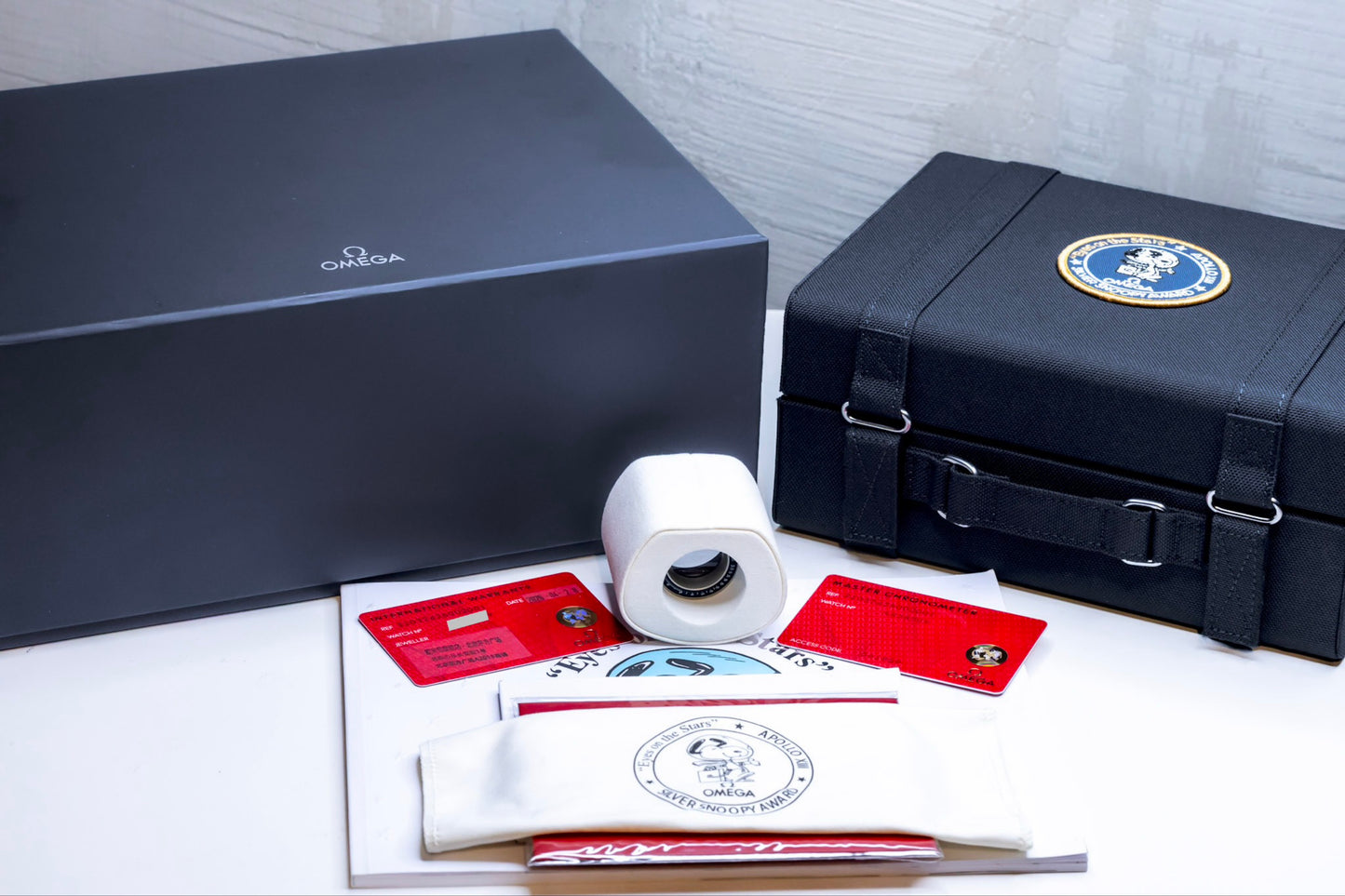 2026 Omega Speedmaster 'Silver Snoopy Award' Complete Set