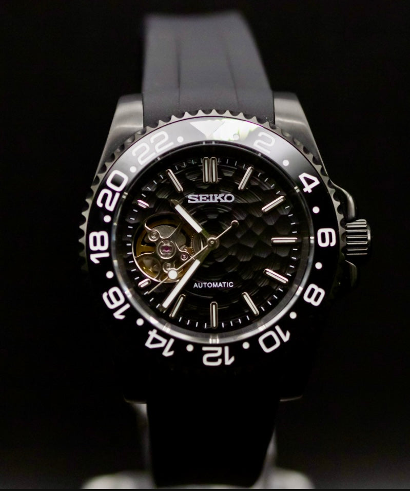 SeikoMod Black Open Heart image 0