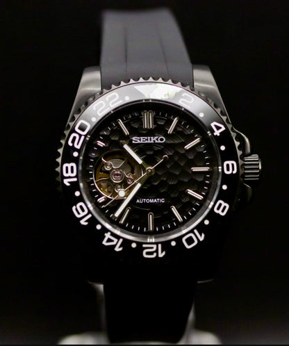 SeikoMod Black Open Heart image 0