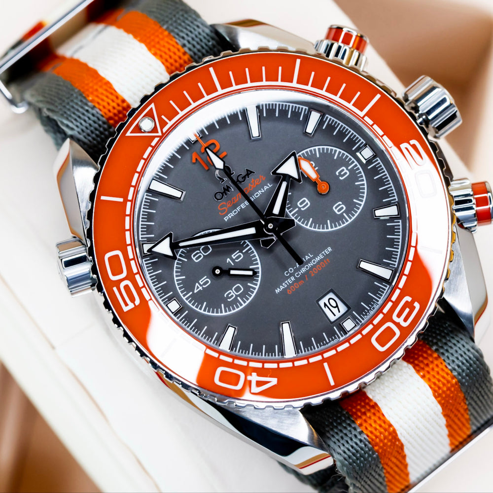 2023 Omega Seamaster Planet Ocean Chronograph Complete Set