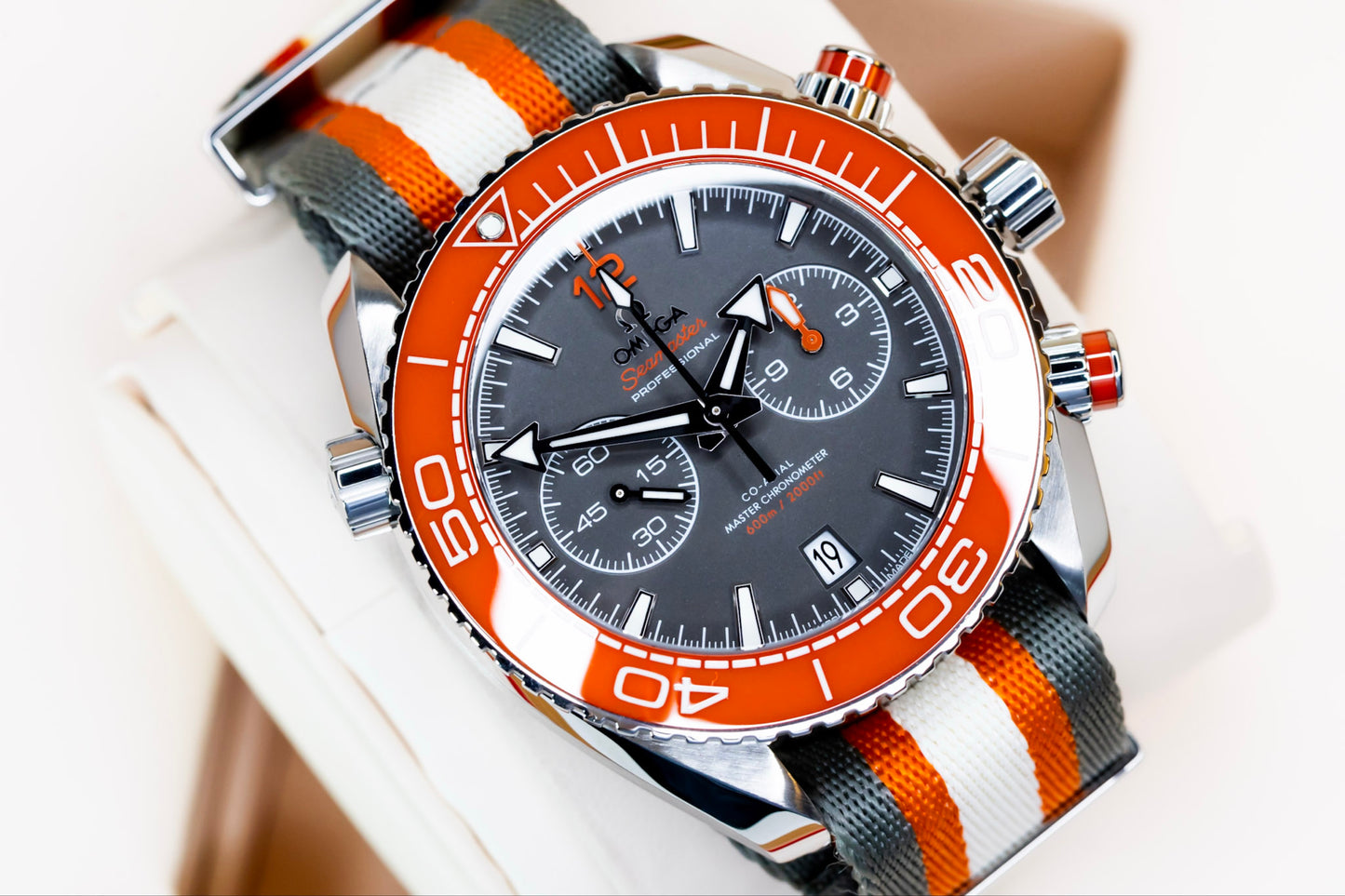 2023 Omega Seamaster Planet Ocean Chronograph Complete Set