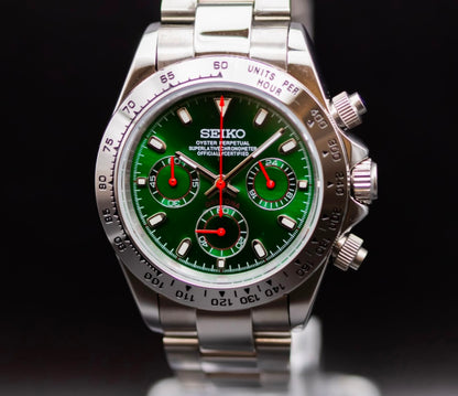 Seikomod Daytona - Green dial image 0