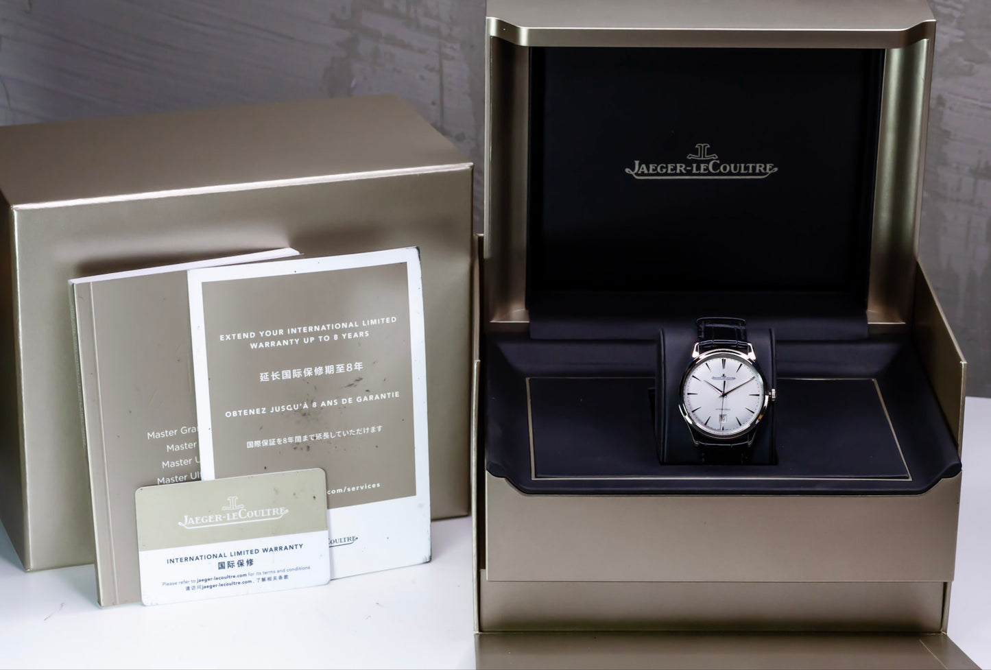 2022 Jaeger-LeCoultre Master Ultra Thin Date Complete Set