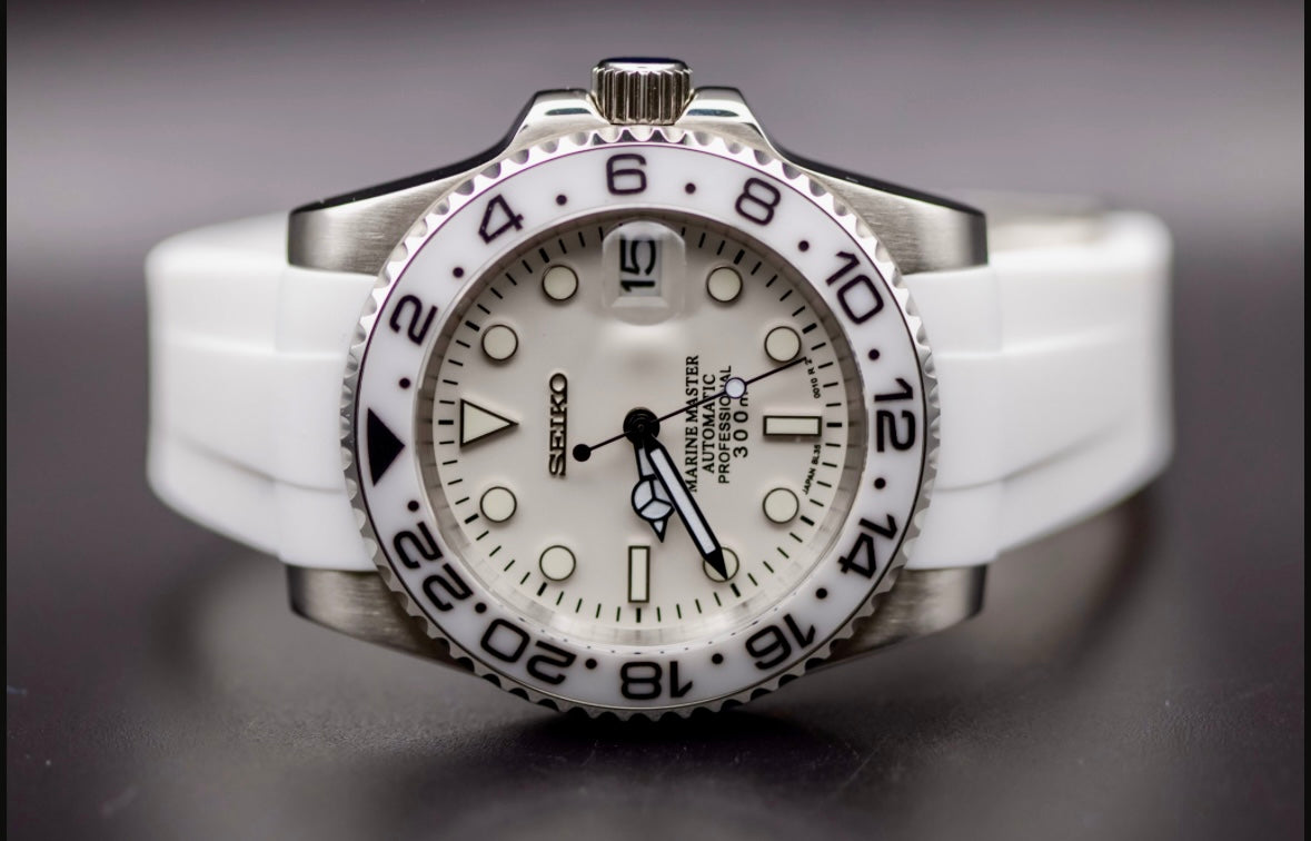 Seikomod White Yachtmaster on Strap image 3