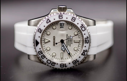 Seikomod White Yachtmaster on Strap image 3