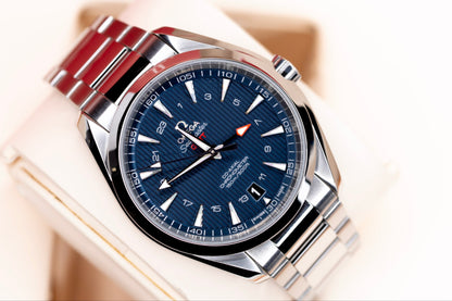 Omega Seamaster Aqua Terra GMT (Discontinued Dated 2025) Complete Set!