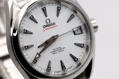 2021 Omega Seamaster AquaTerra "Diamond Index" Complete Set!