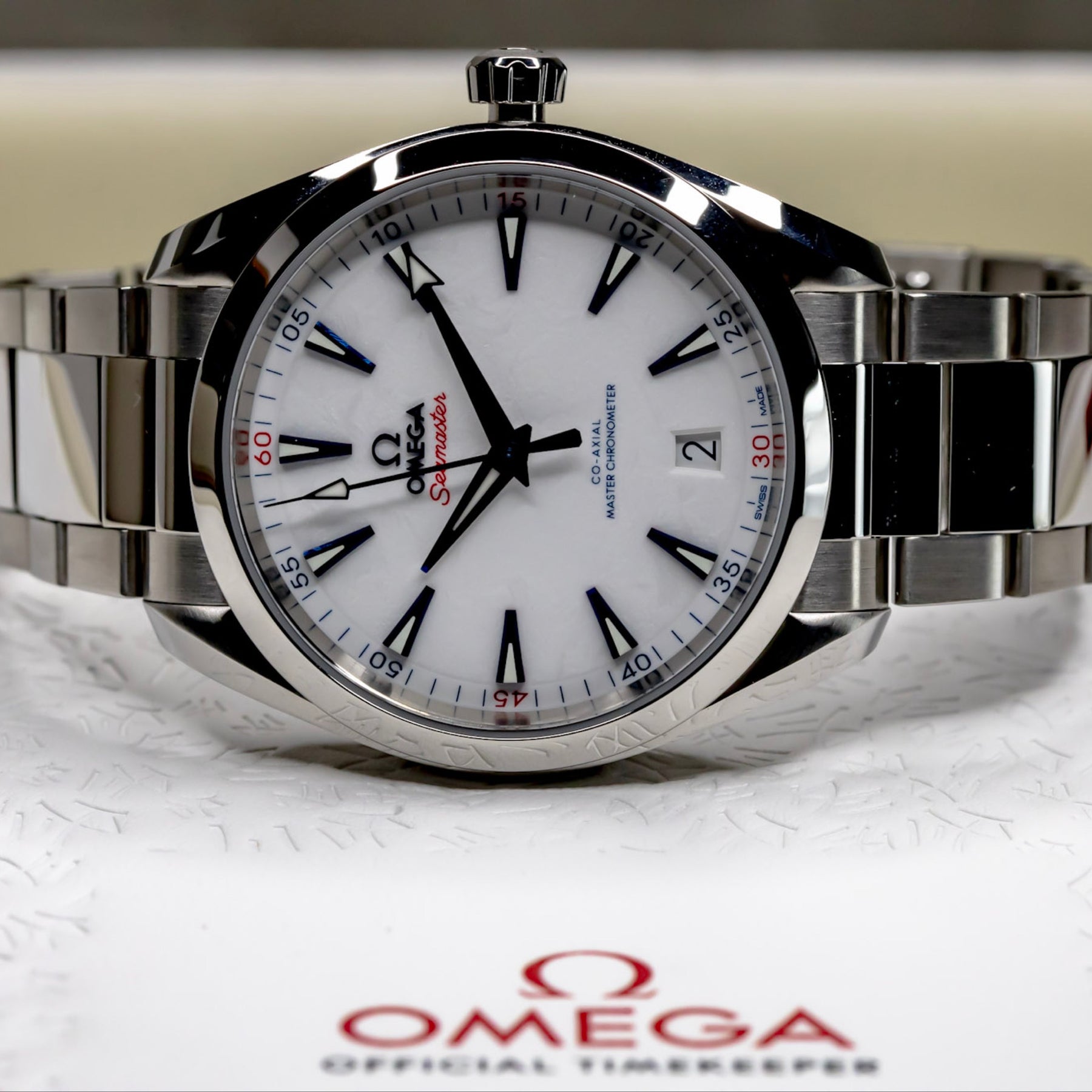 2022 Omega Aqua Terra Beijing Limited Edition Complete Set