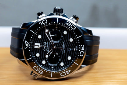 2025 Omega Seamaster Diver 300M Chronograph Complete Set