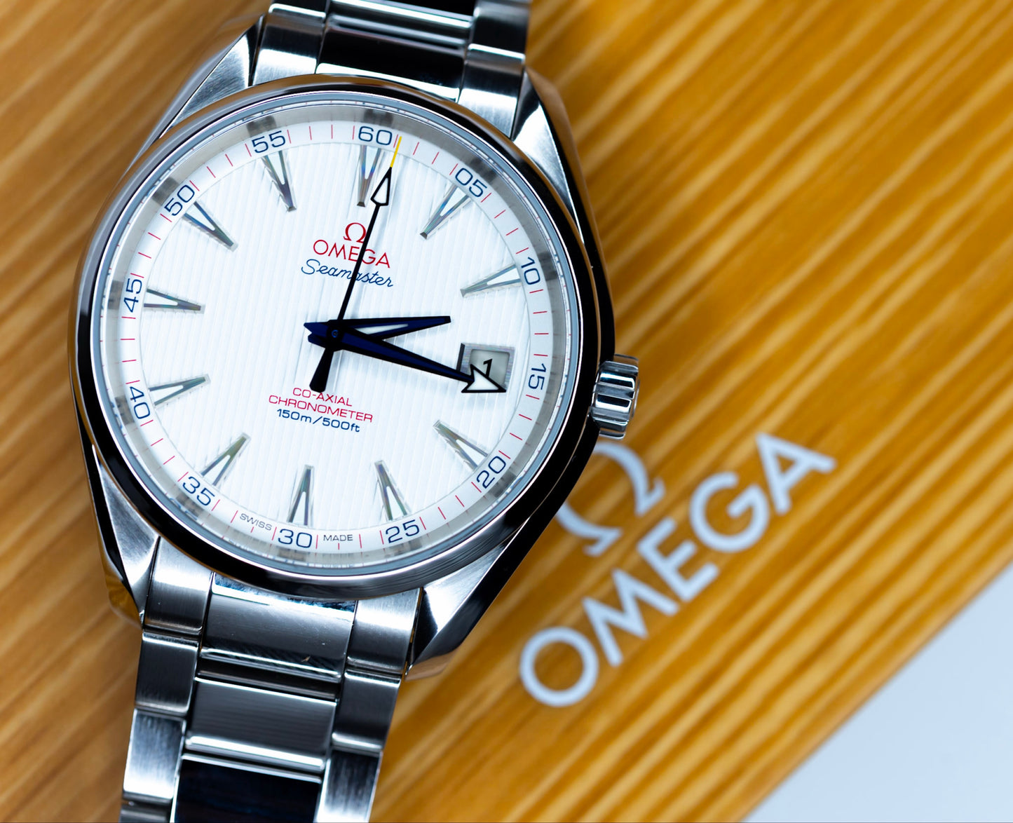 2017 Omega Aqua Terra Complete Original Box & Papers