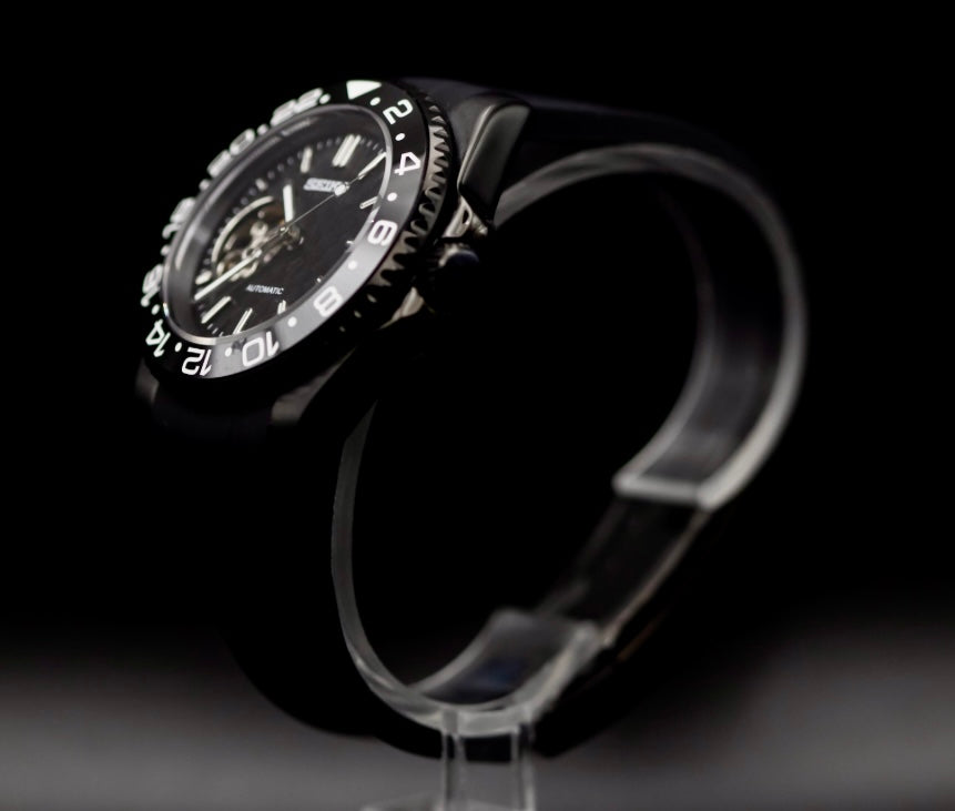SeikoMod Black Open Heart image 1