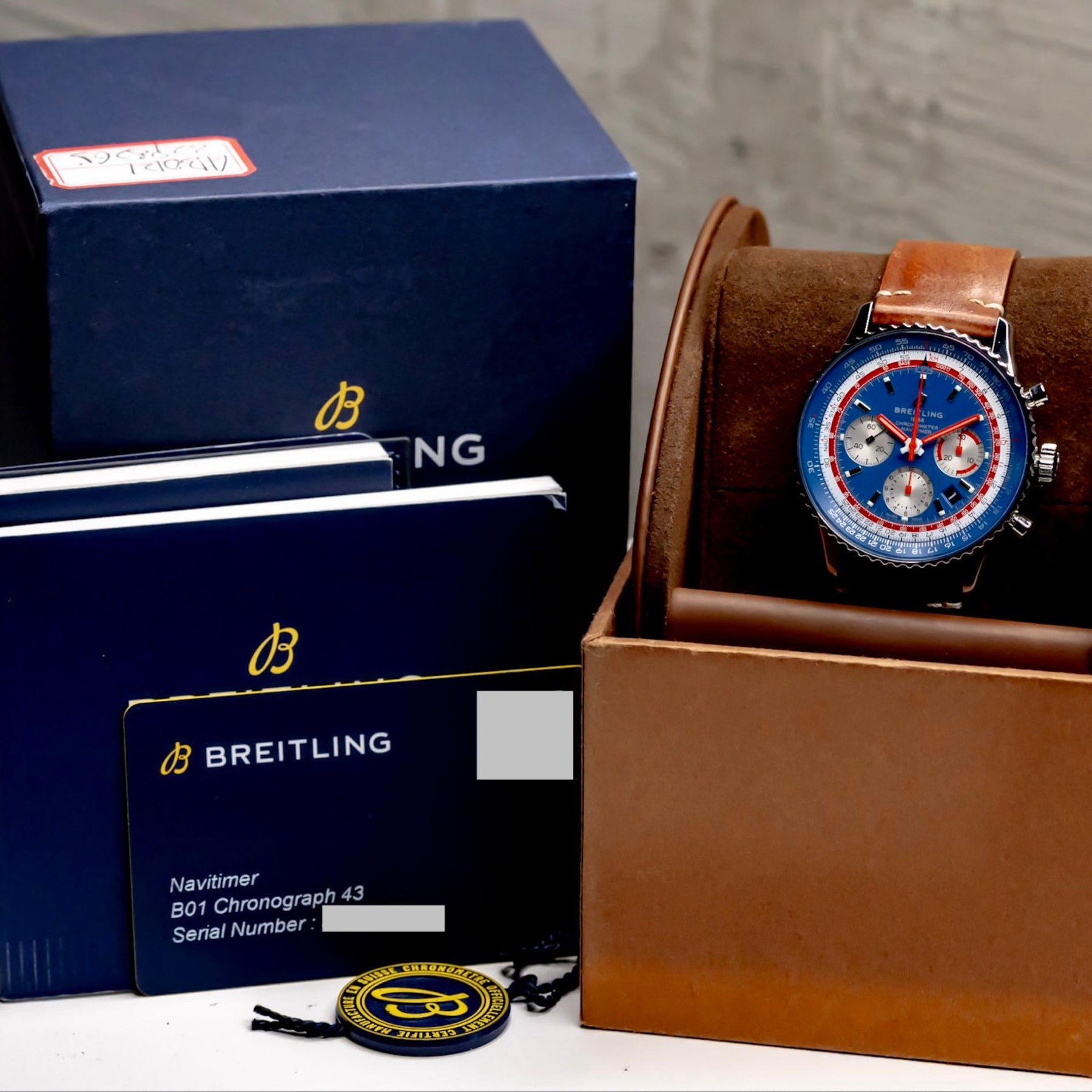 2024 Breitling Navitimer B01 Chronograph 43 Pan Am Edition Complete Set