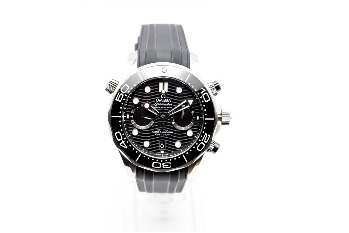 2025 Omega Seamaster Diver 300M Chronograph Complete Set